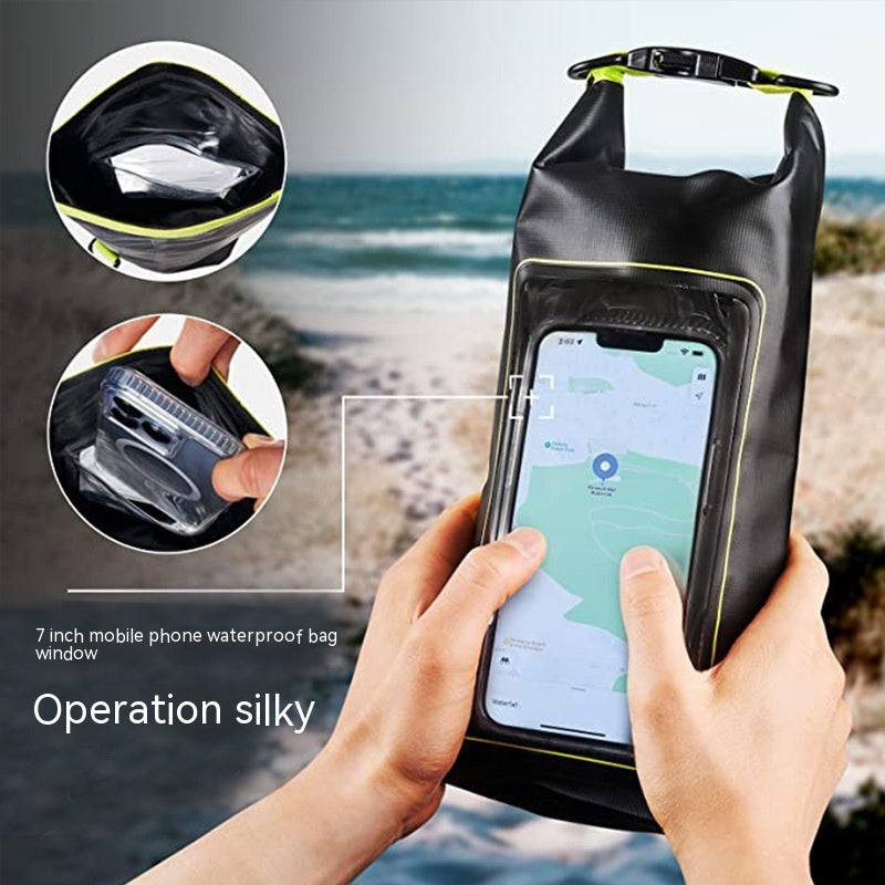 Outdoor Dry Bag with Phone Pouch