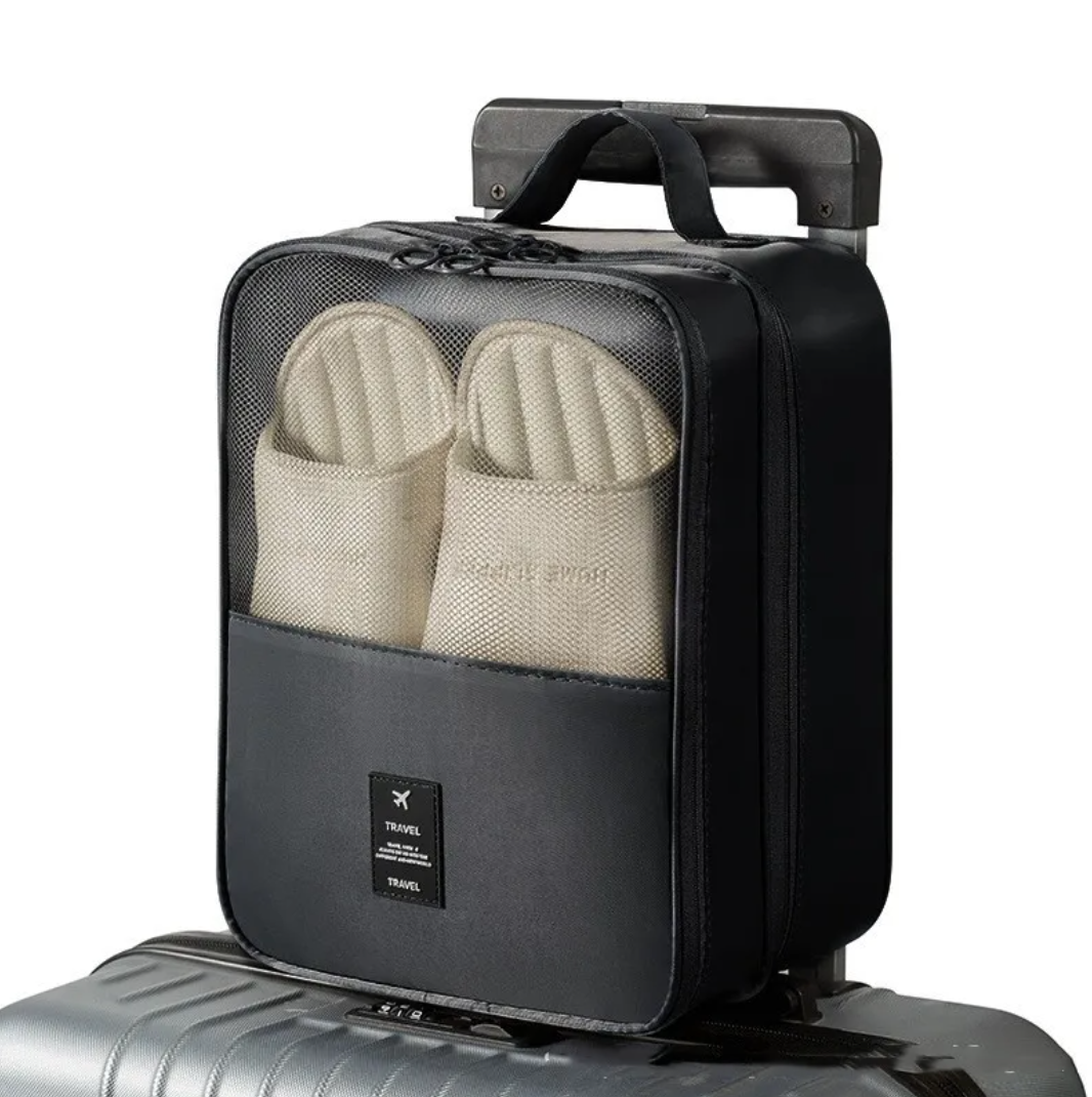 The Fresh Step — Three-Layer Travel Shoe Bag