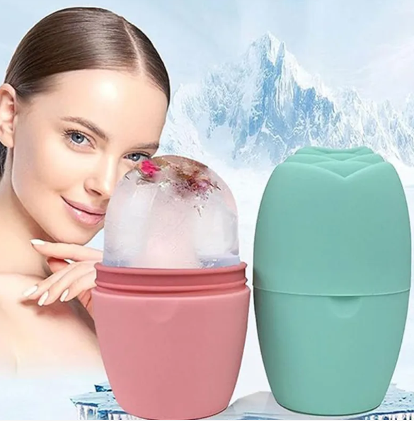 Ice Face Roller – Cooling Facial Massage & De-Puffing Tool