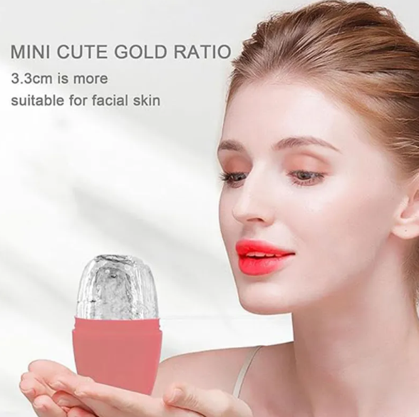 Ice Face Roller – Cooling Facial Massage & De-Puffing Tool