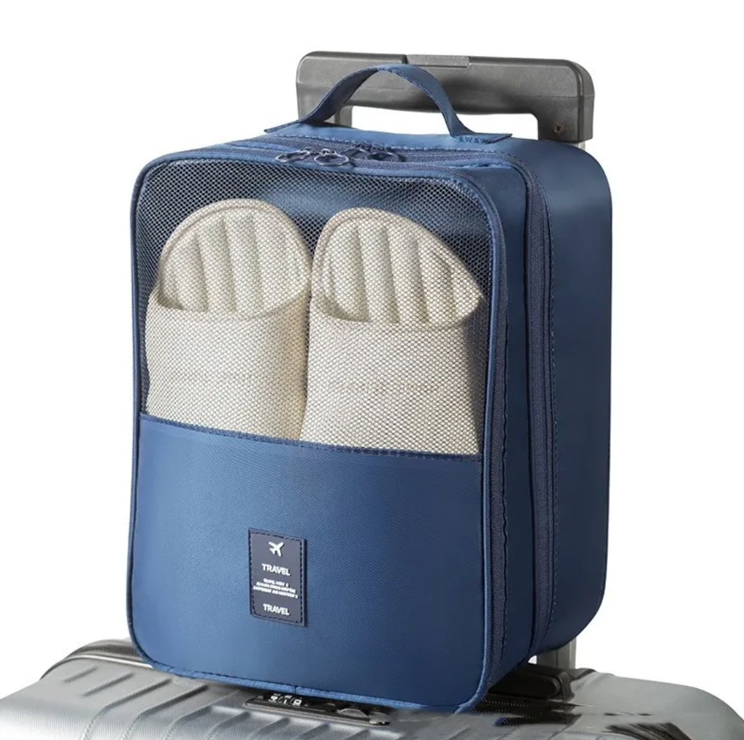The Fresh Step — Three-Layer Travel Shoe Bag