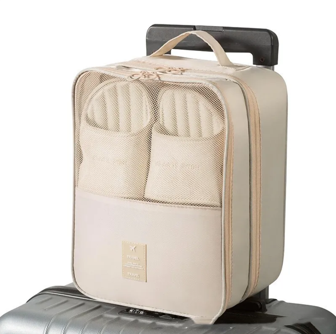 The Fresh Step — Three-Layer Travel Shoe Bag