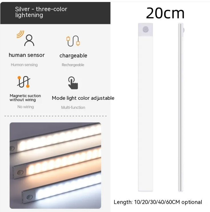 The Night Glow — Rechargeable Sensor Lamp