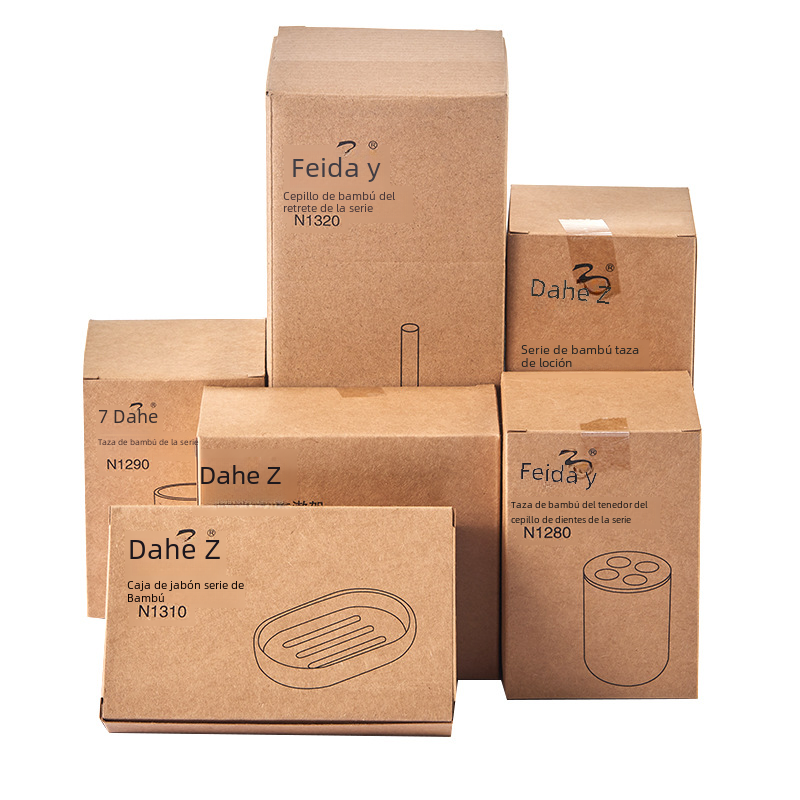 The Counter Set — Bamboo Bathroom Accessories