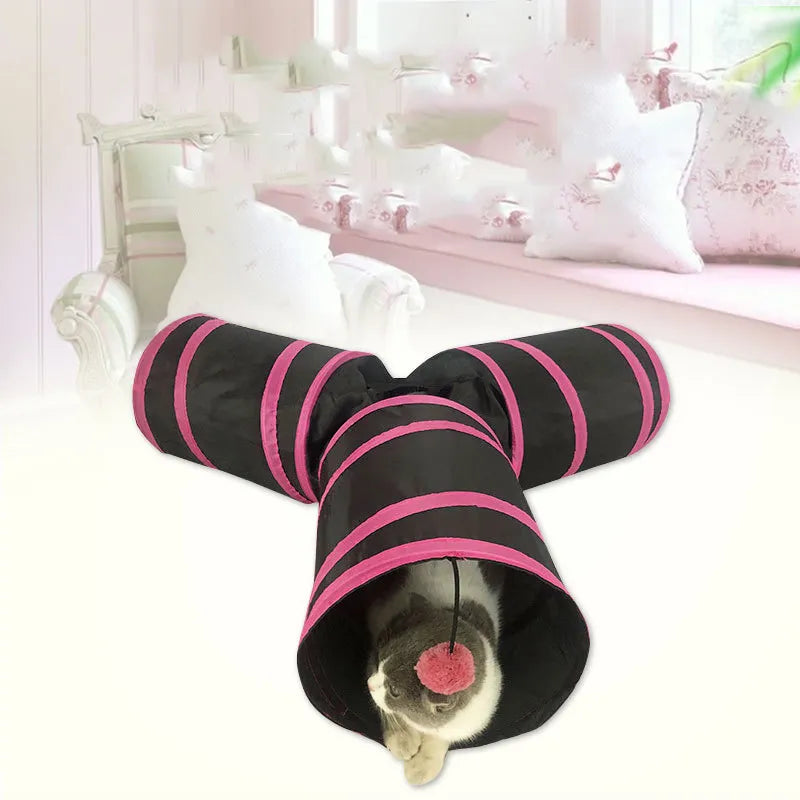 The Hideaway — Foldable Cat Tunnel