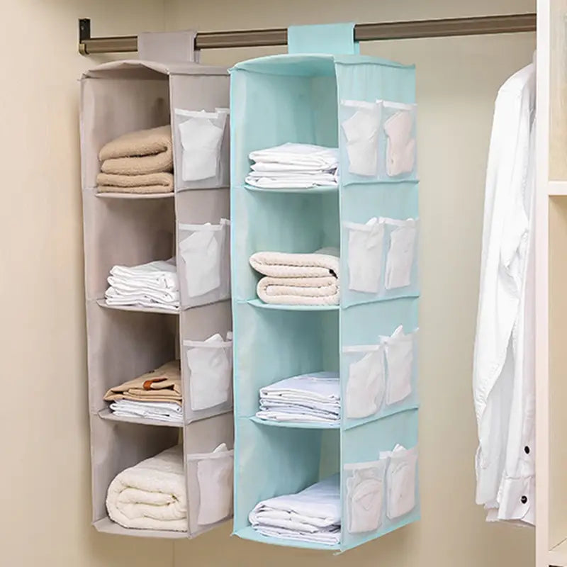 The Hanging Shelves — Fabric Closet Organizer