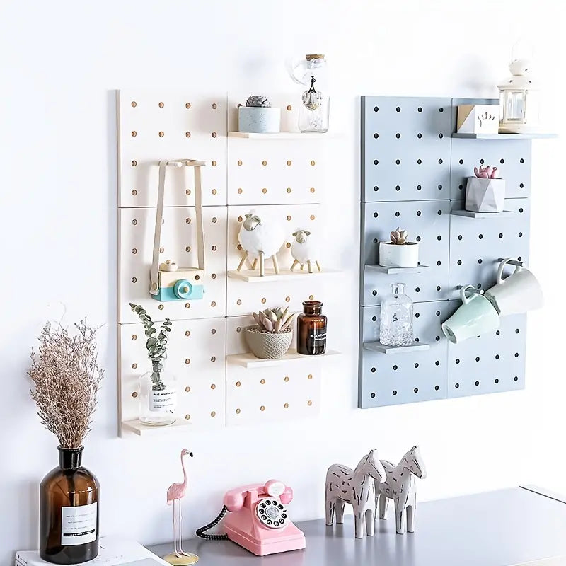 The Wall Grid — No-Drill Pegboard Organizer