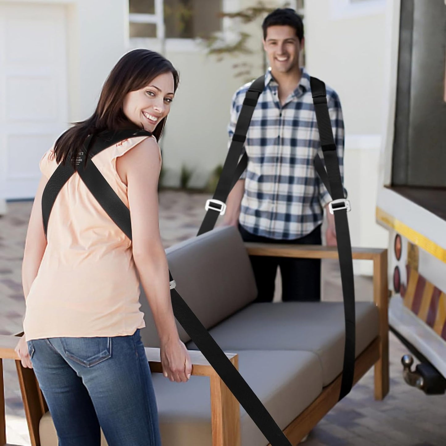 The Two-Man Lift — Furniture Moving & Lifting Straps