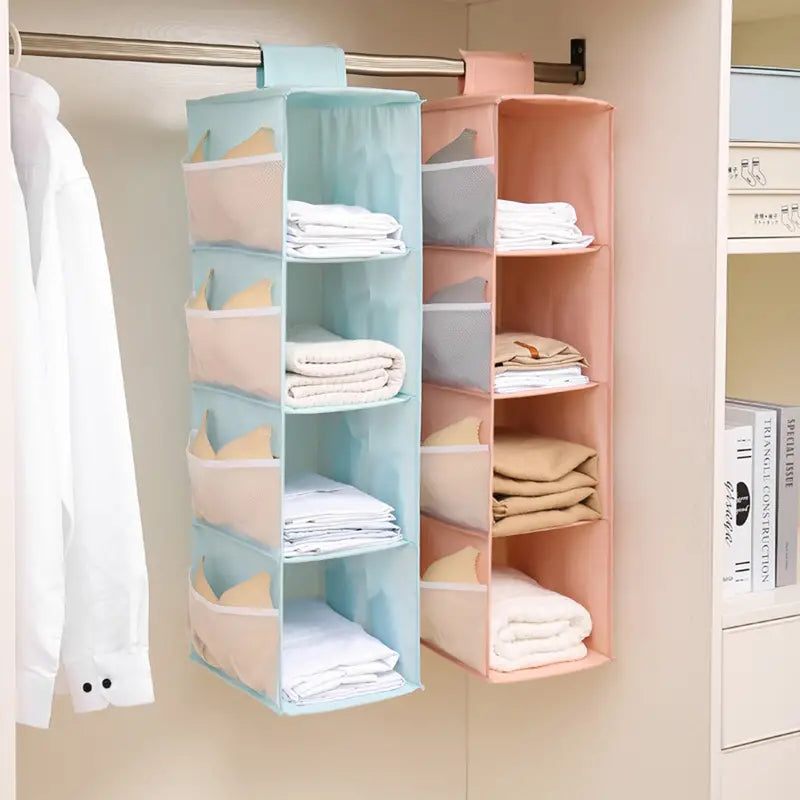 The Hanging Shelves — Fabric Closet Organizer