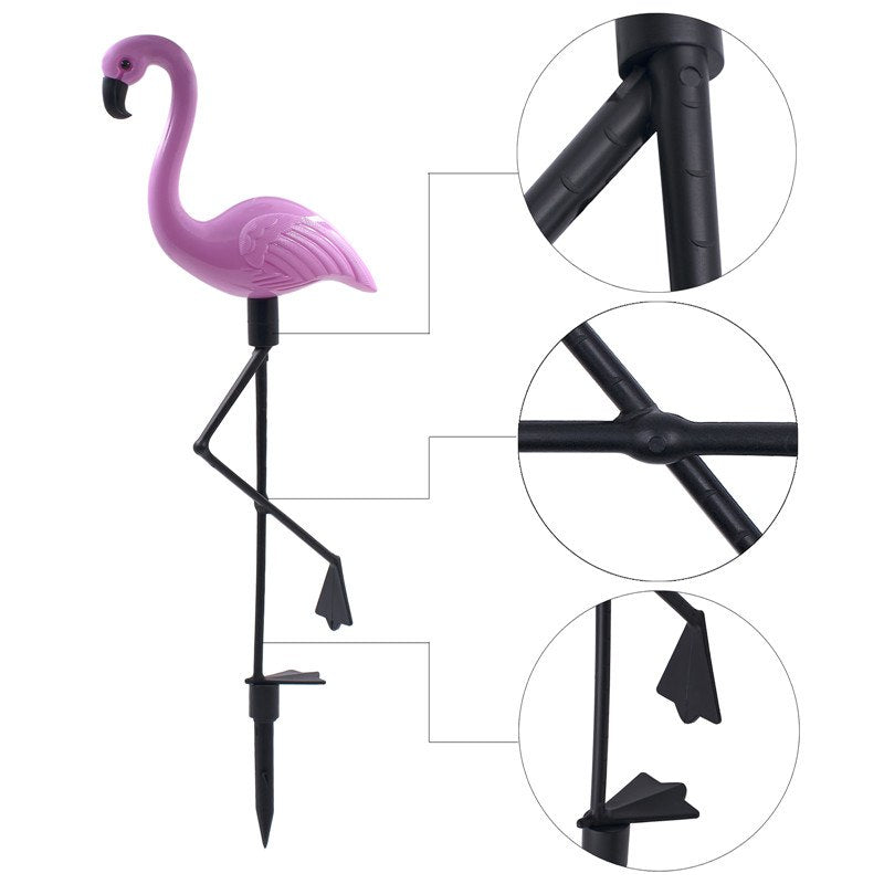 Solar Flamingo Garden Lights (Set of 3)