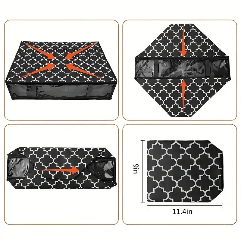 The Under-Bed Vault — Zippered Storage Bag with Window