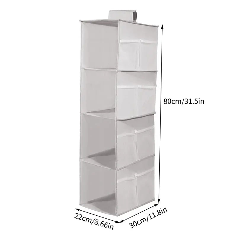 The Hanging Shelves — Fabric Closet Organizer