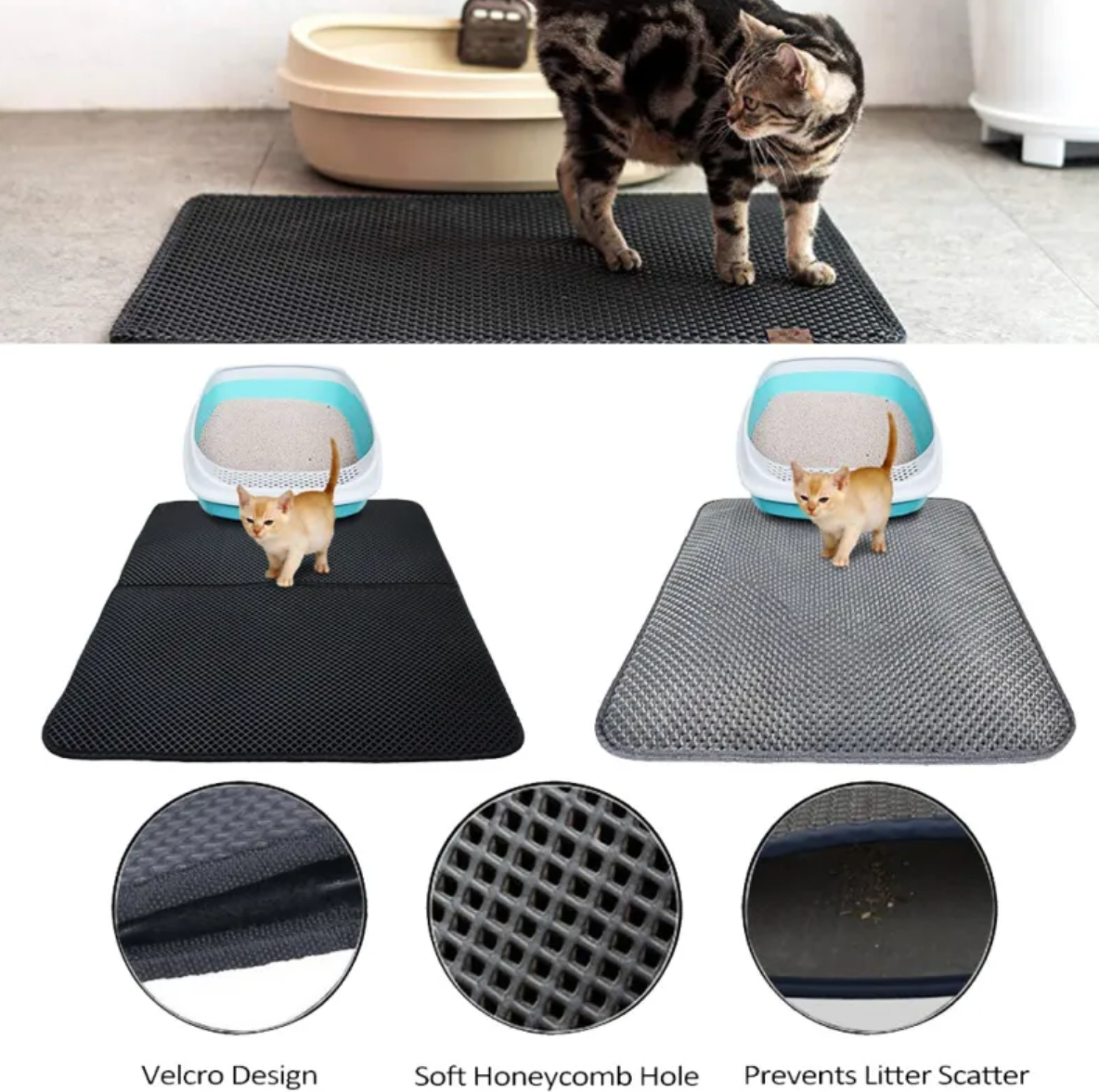 The Clean Sweep — Litter-Trapping Cat Mat