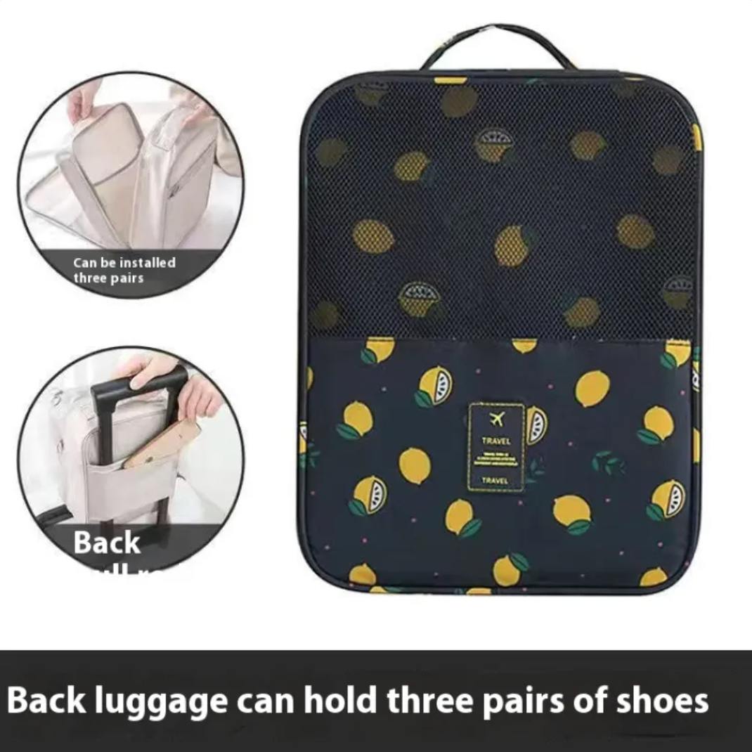 The Fresh Step — Three-Layer Travel Shoe Bag