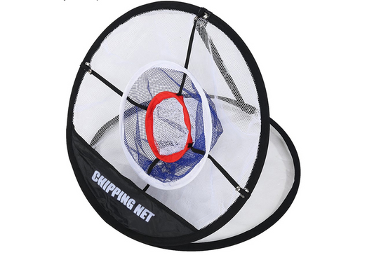 Pop-Up Golf Chipping Net — 3-Ring Target Trainer