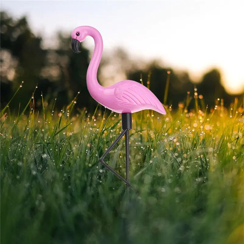 Solar Flamingo Garden Lights (Set of 3)