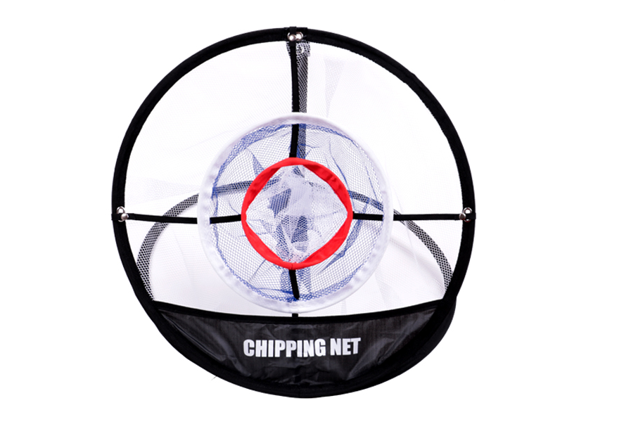 Pop-Up Golf Chipping Net — 3-Ring Target Trainer