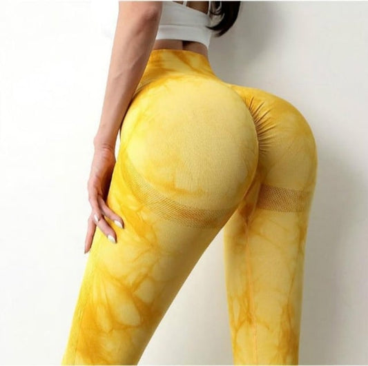 Premier Active Scrunch Seamless Leggings — Tie-Dye