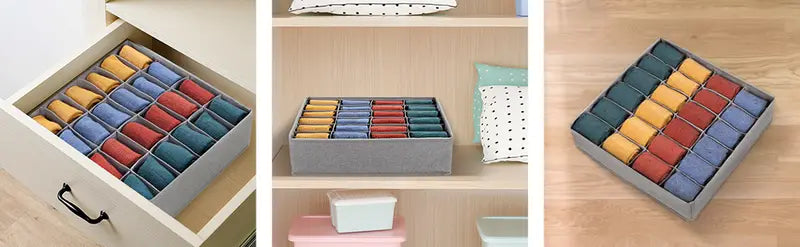 The Sock Sorter — 24-Cell Drawer Divider