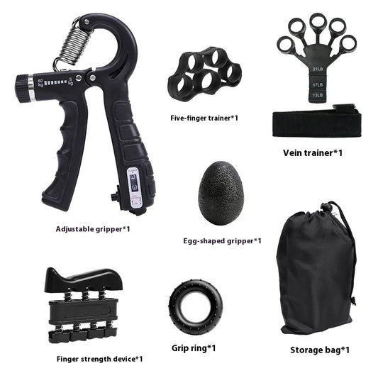 The Grip Builder adjustable hand strengthener