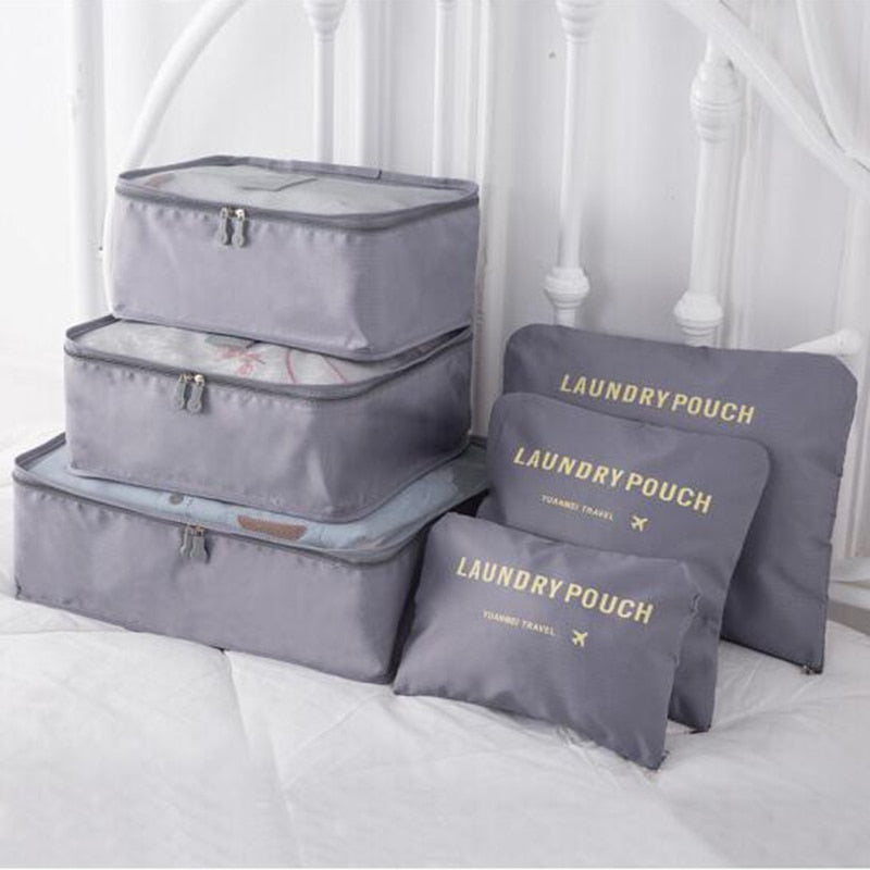 The Weekender Cubes — 6-Piece Packing System