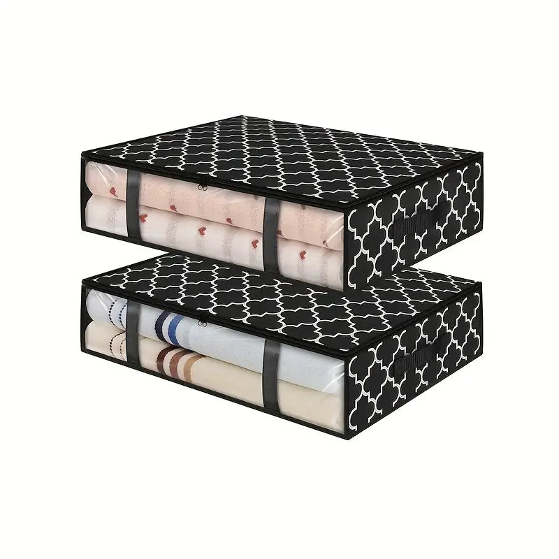 The Under-Bed Vault — Zippered Storage Bag with Window