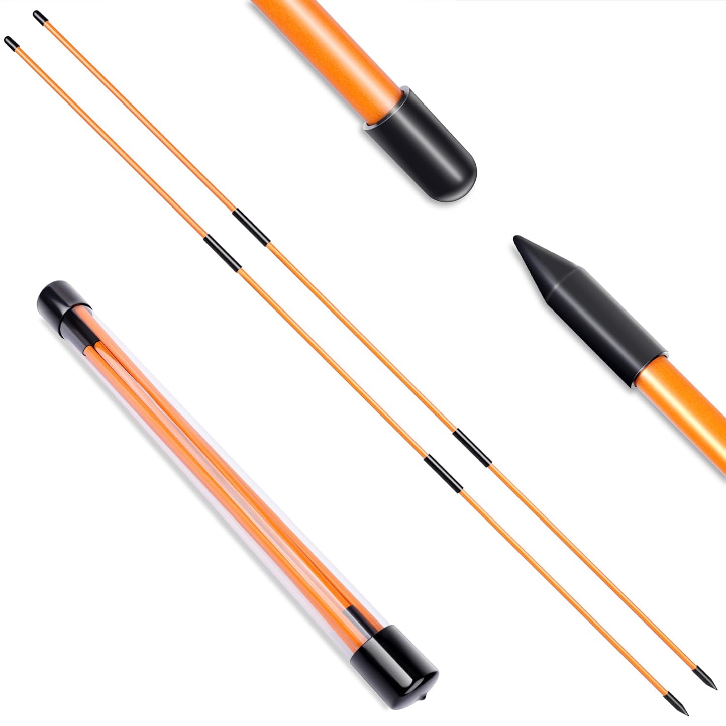 Collapsible Golf Alignment Sticks — 48" 2-Pack