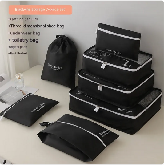 The Quartermaster — 7-Piece Luggage Organizer Set