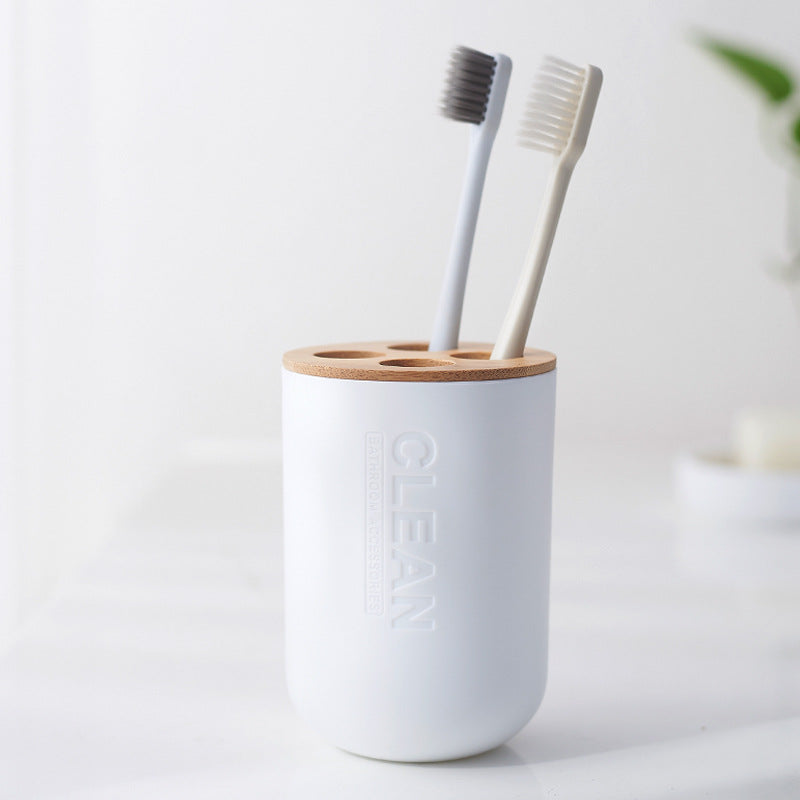 The Counter Set — Bamboo Bathroom Accessories