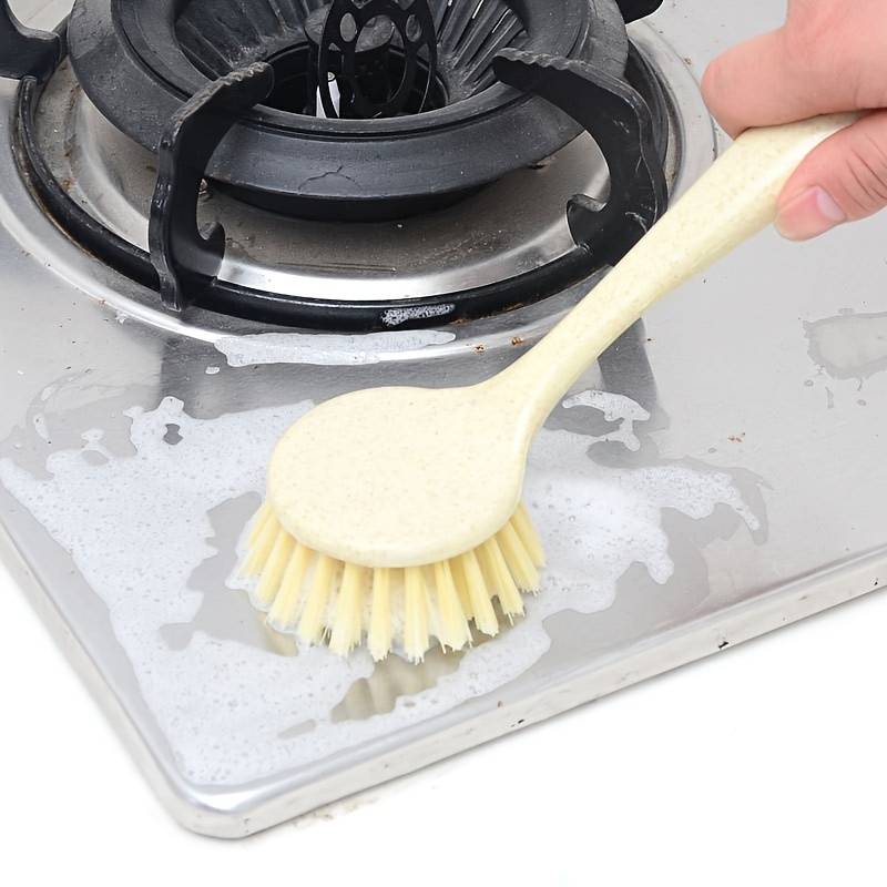 The Deep Clean — Long Handle Kitchen Brush Set