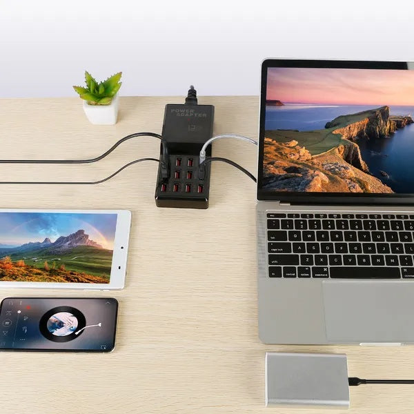 The Power Broker — 12-Port Charging Hub