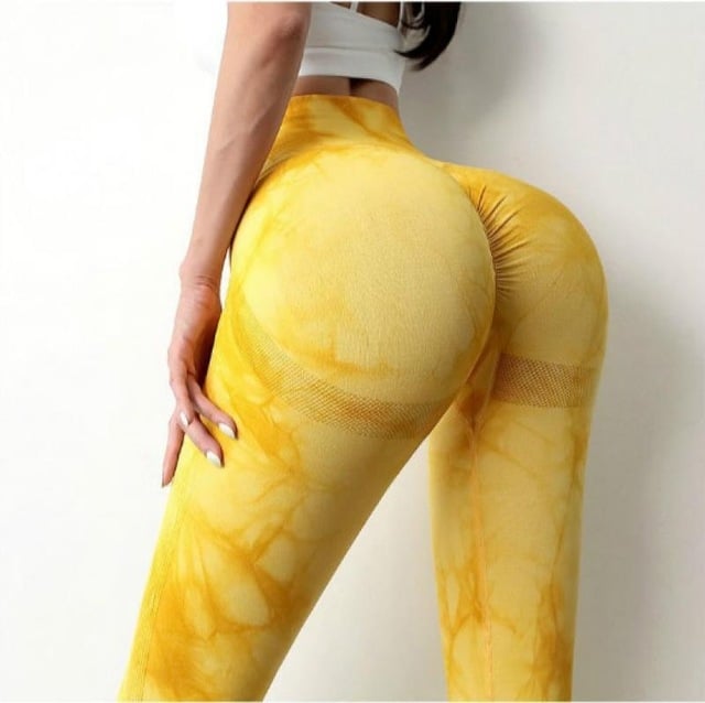 Premier Active Scrunch Seamless Leggings — Tie-Dye