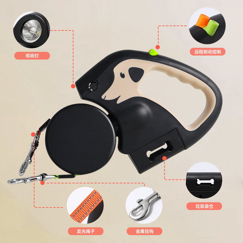 The Double Take — Dual Retractable Dog Leash