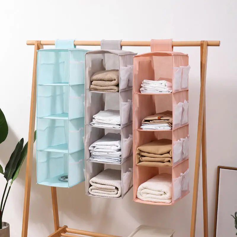 The Hanging Shelves — Fabric Closet Organizer
