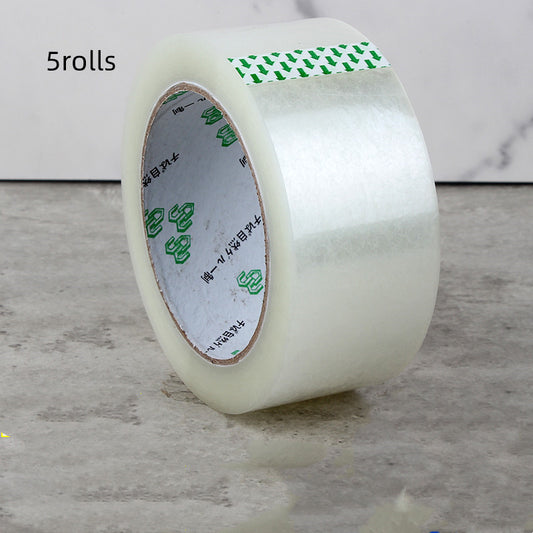 The Box Sealer — Clear Packing Tape, 5-Roll Pack