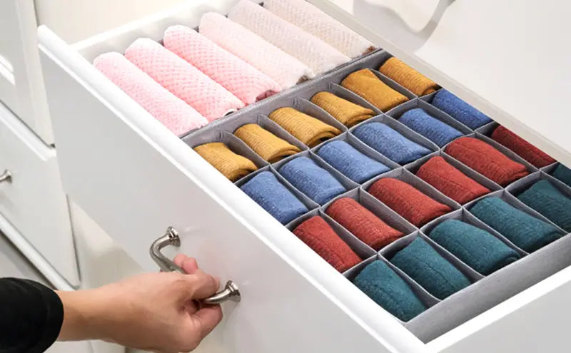 The Sock Sorter — 24-Cell Drawer Divider